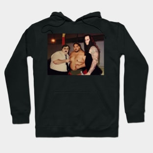 Paul Bearer tweeks Yokozuna's nipple Hoodie